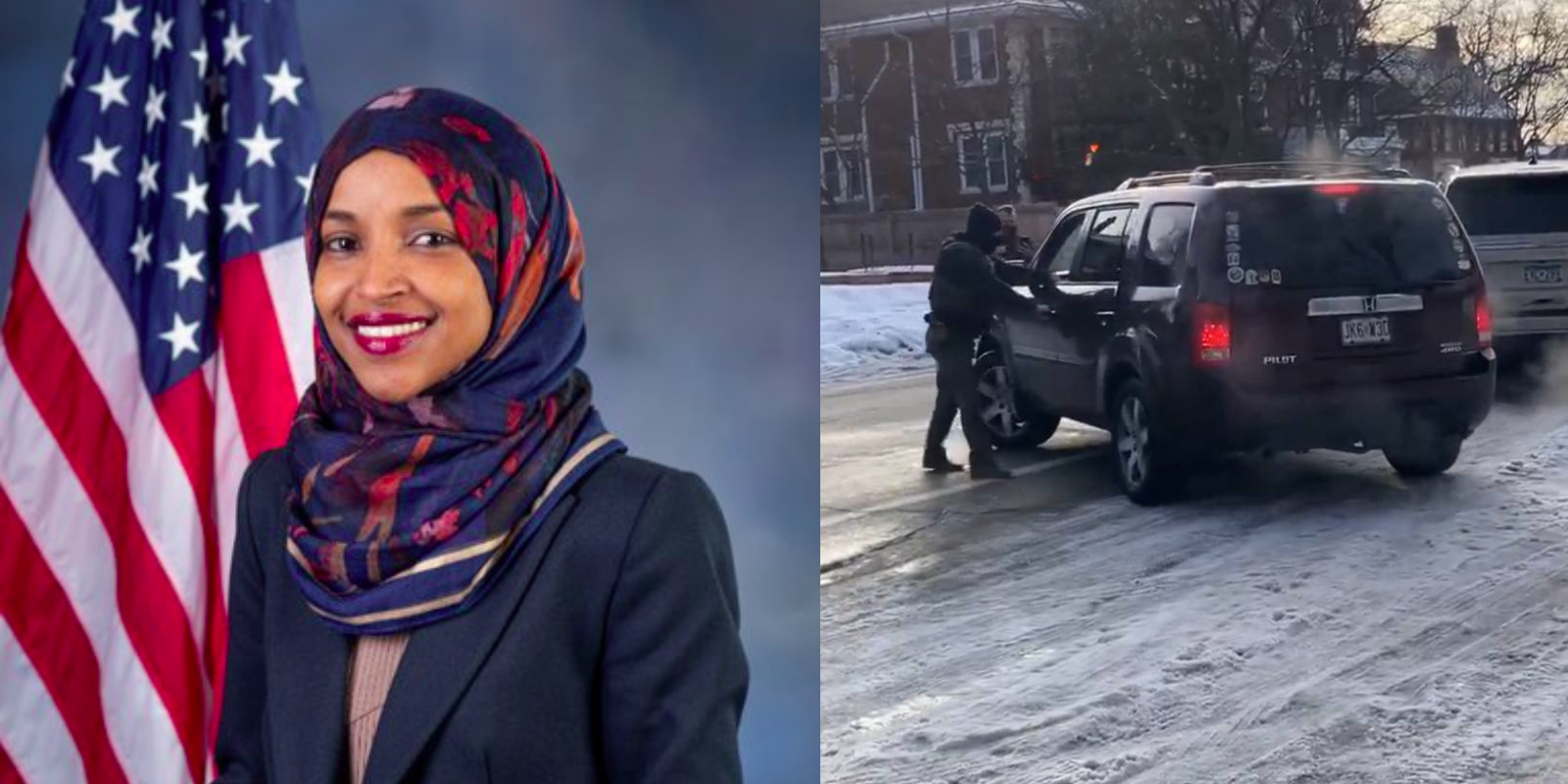 Ilhan Omar Claims Woman Didn’t Try to Run Over ICE Officer—While Posting Video Showing She Did
