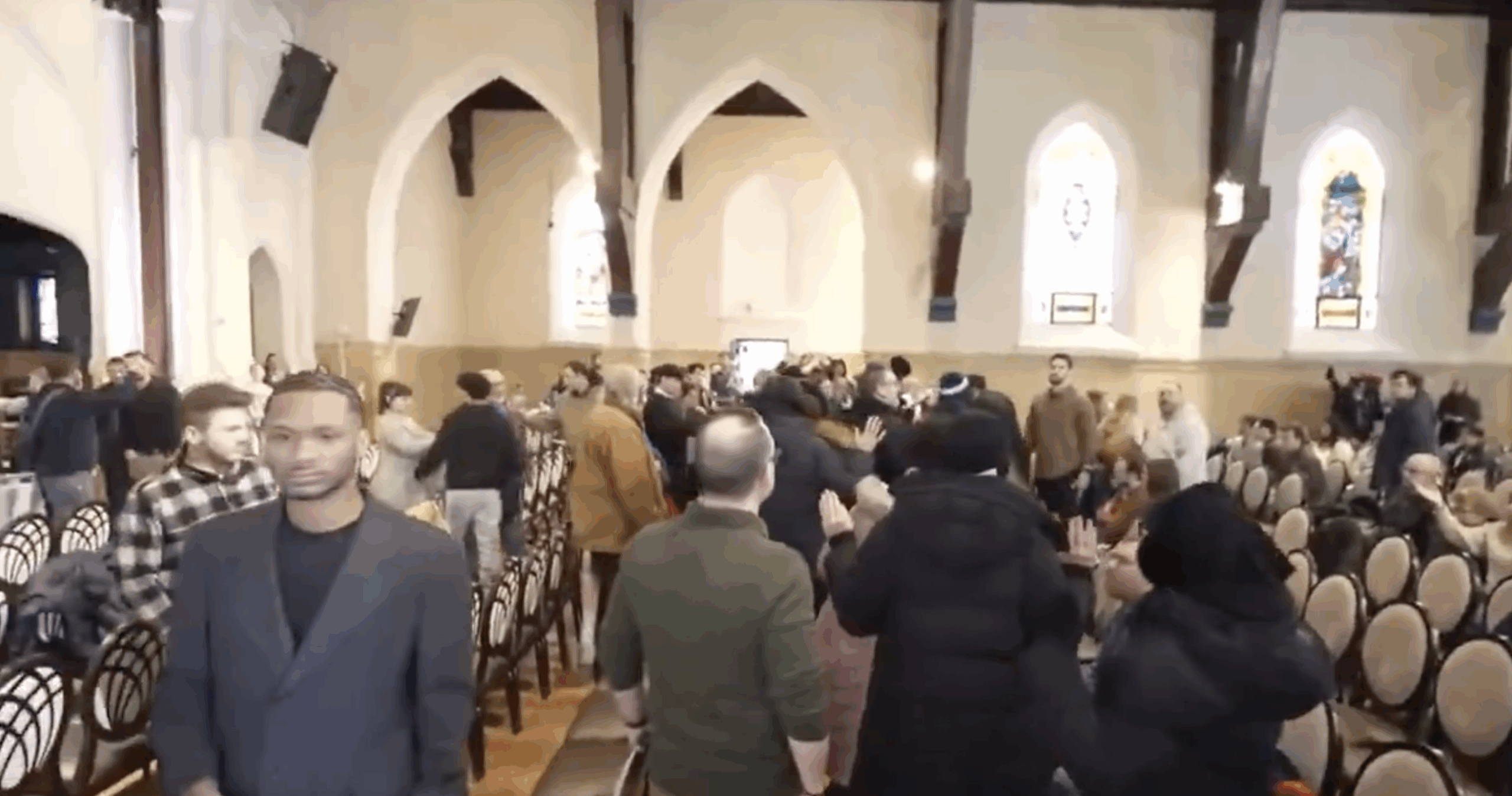 Anti-ICE Protesters Disrupt Church Service In St. Paul As DOJ Opens Civil Rights Probe