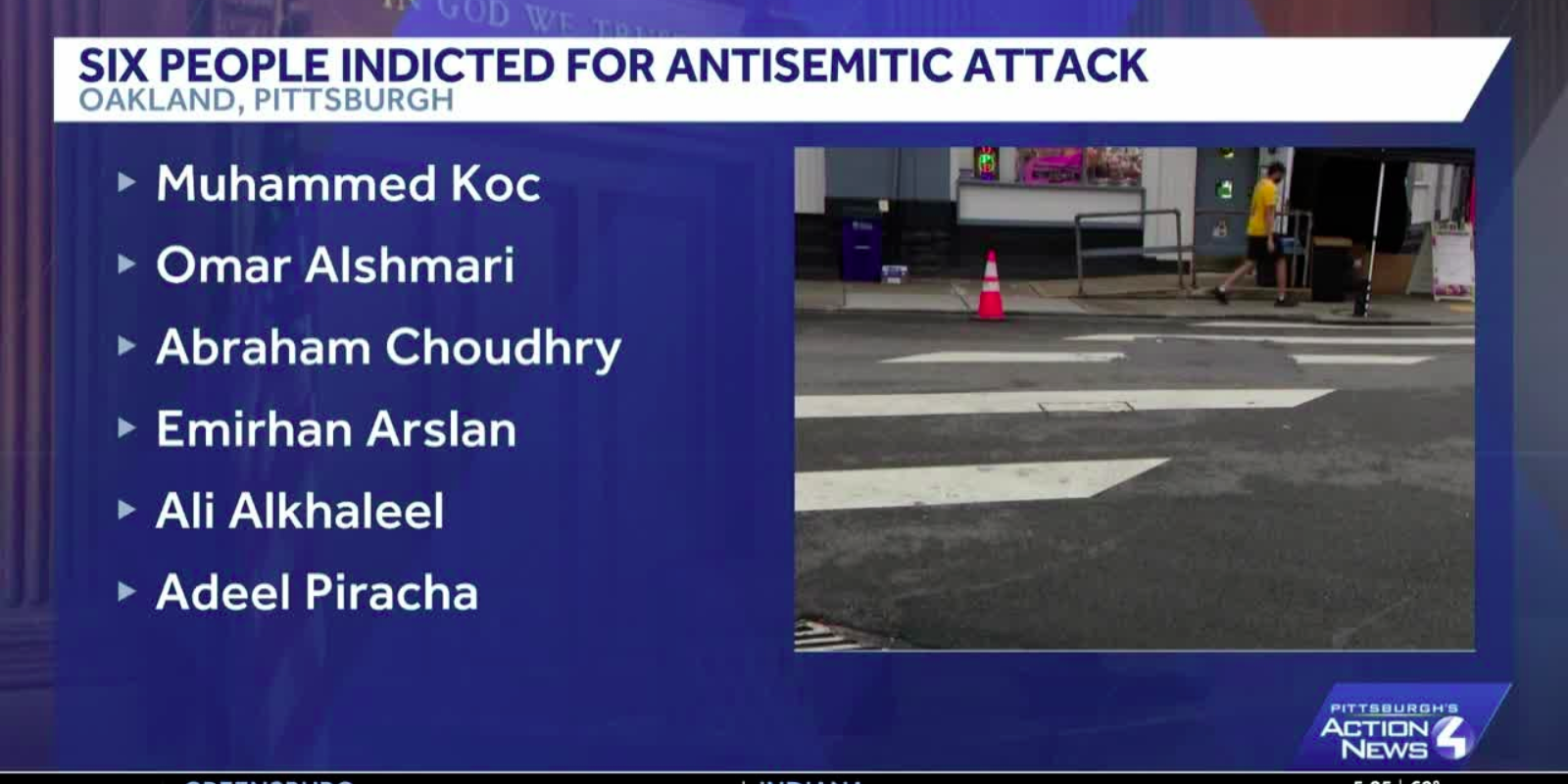 Six Men Indicted In Pittsburgh Antisemitic Assault